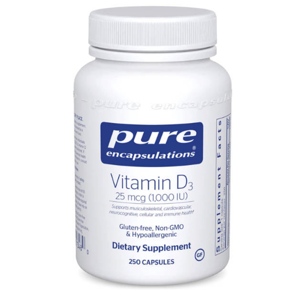 퓨어 비타민D 1000IU 250캡슐 <b>Vitamin D3</b>