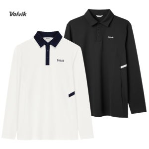 볼빅 남성 긴소매 골프 폴로 티셔츠 활동성 좋은 남자 약기모 환절기 아웃도어 골프웨어