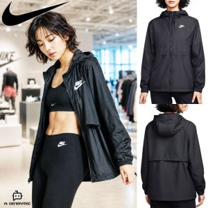 나이키 여자 후드 바람막이 윈드러너 윈드브레이커 우븐 자켓