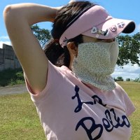 고운골프 C4 여성 마스크 여름 자외선 UV 햇빛 차단 골프 운동 여자 안면 얼굴 가리개