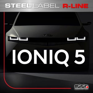 아이오닉5 주차알림판 주차번호판 MFSL143 - IONIQ 5 R-LINE STEEL LABEL 미니에프