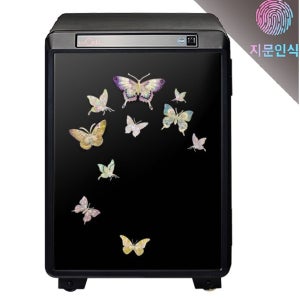 선일금고 루셀 유피업 UP-060 BB 나비자개 지문인식 가정용금고