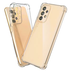 1+1 방탄 범퍼 젤리케이스 투명, 갤럭시A53