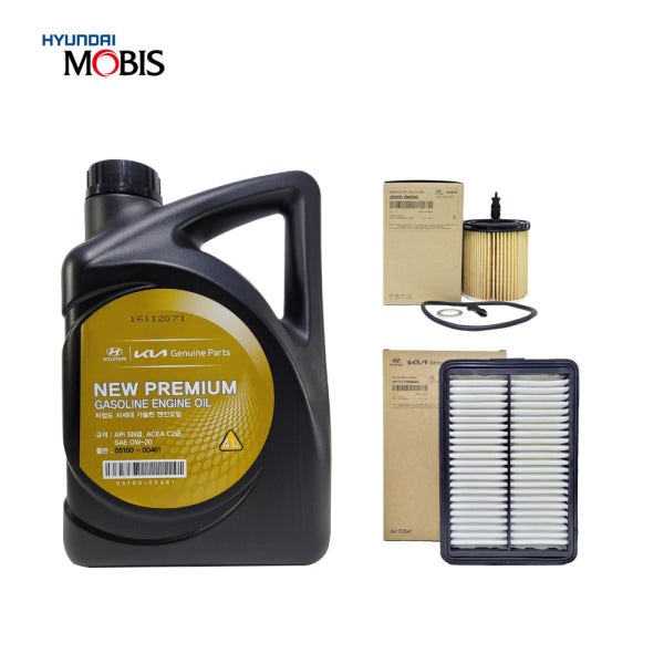 올뉴 K3 BD 1.6 일반 가솔린(18년형) 순정 엔진오일세트