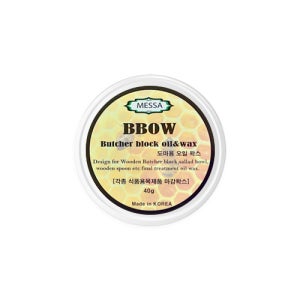 메사 도마용 마감용 왁스 BBOW (200g) - 던에드워드 도마 선반 목재 식품용 천연성분 마감왁스