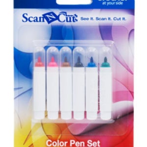 스캔앤컷 컬러 펜세트 6종 (CM900/ 700/ 300용)