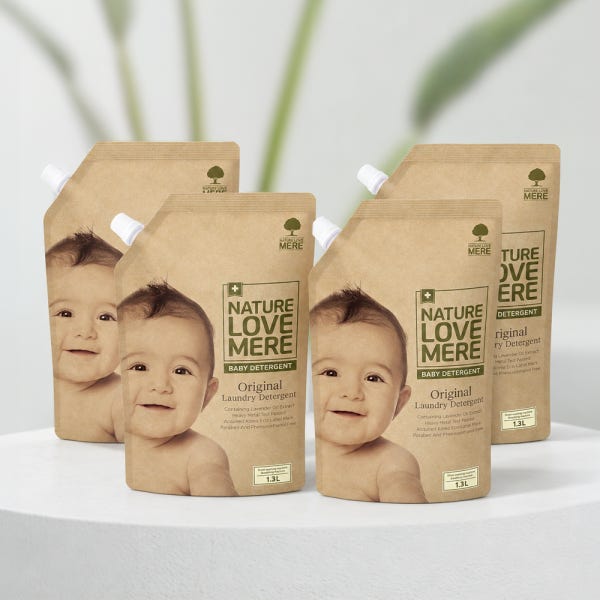 네이쳐러브메레 아기세탁세제 리필형 1300ml 4팩