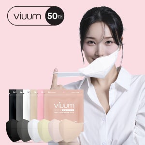 비움 에코브리즈 KF94 마스크 새부리형 화이트 대형 25매+25매 미세먼지차단