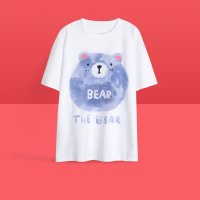 흰티 여자흰티 THE BEAR 청바지코디흰티