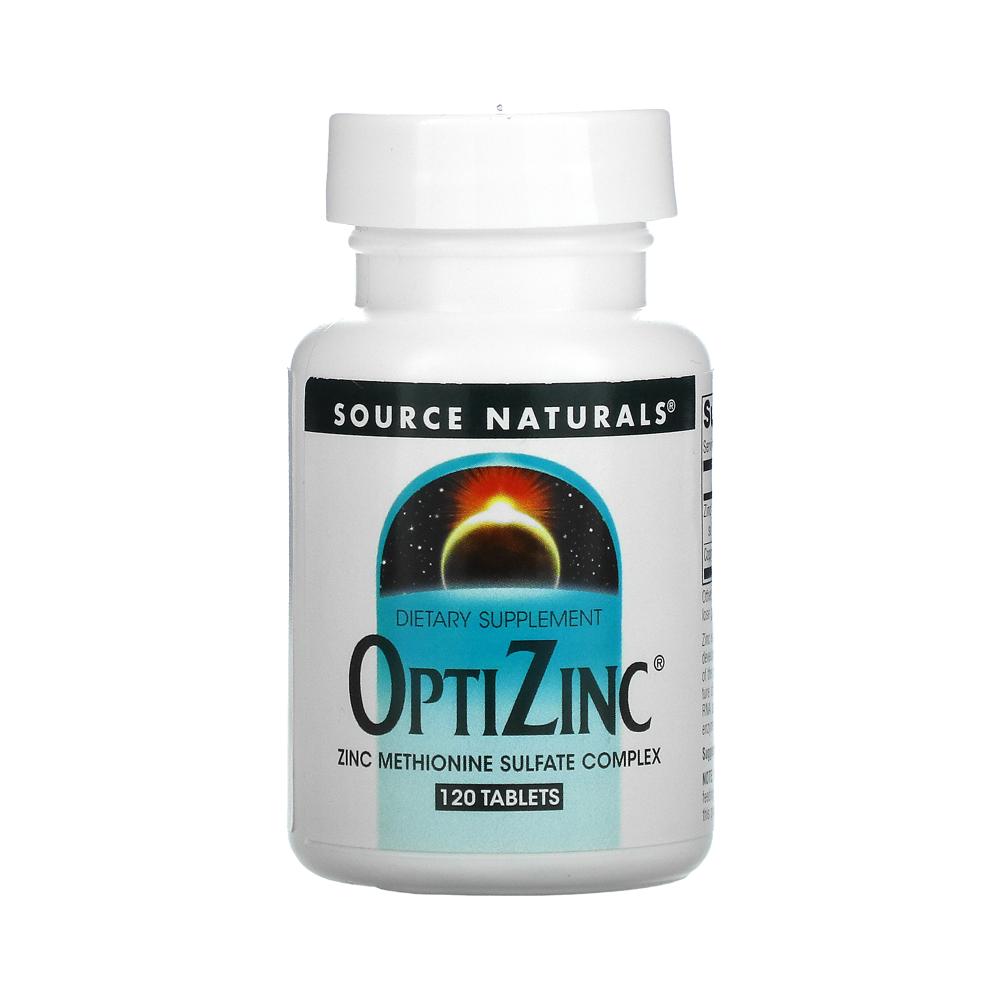 소스네츄럴 아연 <b>옵티징크 30mg</b> 120정 메티오닌 OptiZinc