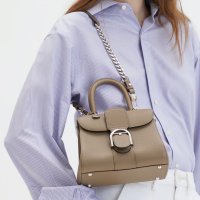 [DELVAUX] 델보 브리앙 미니 토트백 토프 Brillant Mini Rodéo Calf Taupe AA0406AAU028JPA