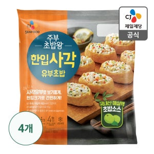 주부초밥왕 한입사각유부초밥 400Gx4개
