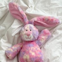 [테이스티드] 핑크 레인보우 토끼 인형 애착인형 여자친구 생일 선물 ❤