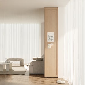 듀크 가벽 우드 파티션 메이플 무타공 406 공간분리 칸막이 사무실 인테리어