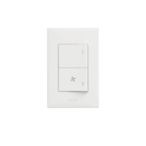 르그랑 아펠라 1로 스위치 2구 하단 팬 화이트 홈조명