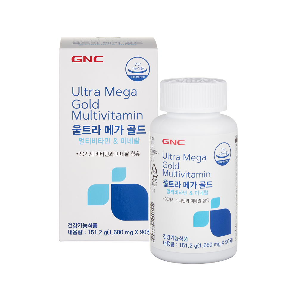GNC 울트라<b>메가</b>골드 멀티비타민 90정, 1개