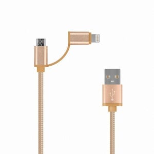 이지넷 8핀 + 5핀 USB 2in1 케이블 1M NEXT-1527LM