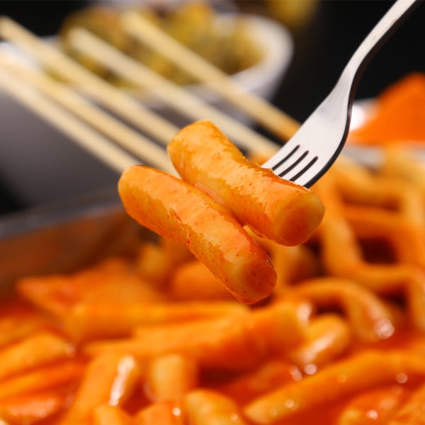 먹자 맛에 반하는시간 3초 떡볶이 3팩+3팩(보통맛 소스포함) 국물 밀떡 즉석 밀키트