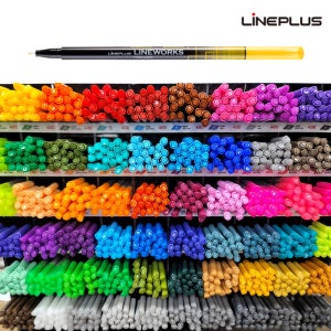 라인플러스 화인라이너 국산 수성펜 라인웍스 파인라이너 다꾸 필기 드로잉 수채화 컬러펜