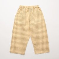 넬리쿼츠 SS22 / Chess Trousers - Hey Check Linen / 옐로우 체크 팬츠 (Nellie Quats S/S 22)