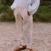 넬리쿼츠 SS22 / Jumping Jack Trousers - Claire Aude Liberty Print Organic Cotton (Nellie Quats S/S 22)