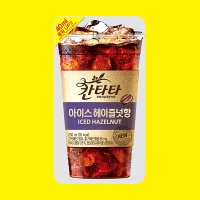 칸타타 아이스 헤이즐넛 커피 파우치 230ml 10개