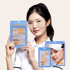 션리 자외선차단 마스크형 골프, 테니스 썬패치