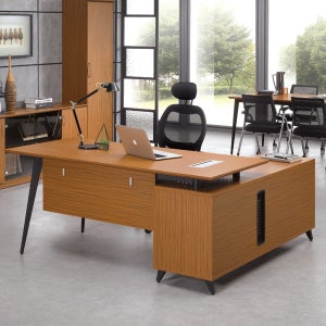 진영가구 ATLD-70 7020 골든티크 임원 중역용책상(좌/우) W2000