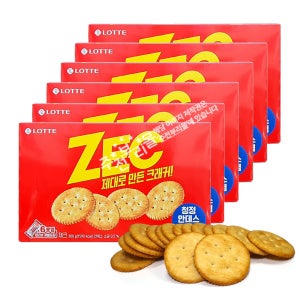 롯데 제크 비스킷(300g) x 6통