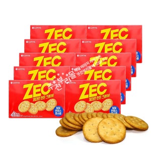 롯데 제크 비스킷(300g) x 10통