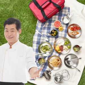 클래딘 이연복 아웃도어 스텐304 프리미엄 캠핑 컵 수저 식기세트 캠핑그릇