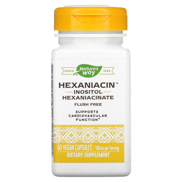 네이쳐스웨이 Hexa<b>나이아신</b> 590 mg 60 Vegan Capsules