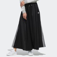 아디다스 롱 스커트 새틴 삼선 치마 LONG SATIN SKIRT FL0039