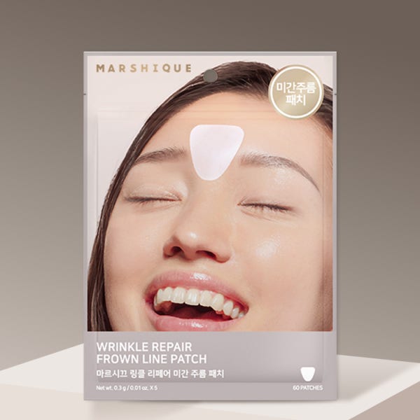 [100% 환불보장] 마르시끄 링클 리페어 미간 주름 패치 60매 -수면 인상 방지 테이프