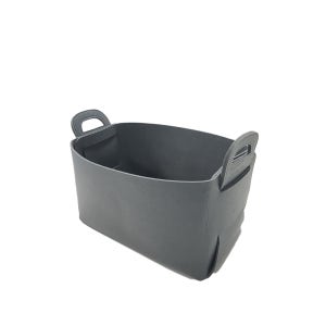 그레이(1+1) 소 패브릭 바구니 펠트 수납 장난감정리 기저귀보관함 바스켓 리빙박스