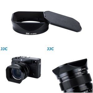 JJC 후지필름 XF 23 f1.4 R XF 56 F1.2 R APD 렌즈 카메라 사각 후드 LH-JXF23 블랙