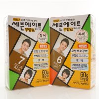 홈쇼핑 세치 셀프 뿌리 바르는 일본 부분 대용량 염색약 세븐에이트 5호 6호 7호