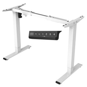 모션 데스크 테이블 높이 조절이 가능한 전기 단 스탠딩 스틸 헤비 프레임 높이조절 책상