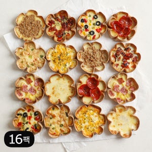 다신샵 통밀당 씬피자 페퍼로니 외 8종 16팩 / NO밀가루 자연치즈 통밀도우