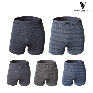 발렌티노크리스티 VMT5501 남성 인견 스판 쿨 트렁크/박서팬티 5종세트
