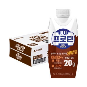 파스퇴르 이지프로틴 저당초코, 250ml, 24개