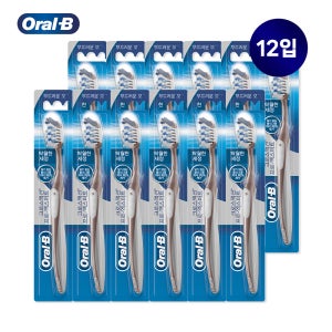 오랄비 크로스액션 프로-엑스퍼트 탁월한세정력 35모 칫솔 대용량팩 12개입 1팩