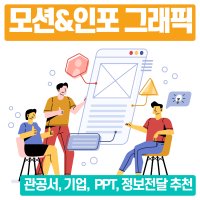 [5분이내]모션그래픽&인포그래픽 영상 제작(애니메이션 정보전달, PPT)