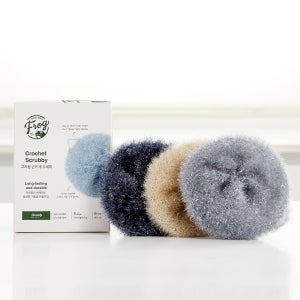 프로그 고리형 손뜨개 수세미 6개입 X 2개