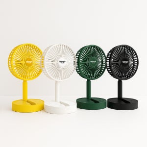 1+1 윈디제로2 접이식 무선 탁상용 선풍기 캠핑 미니 무소음 서큘레이터