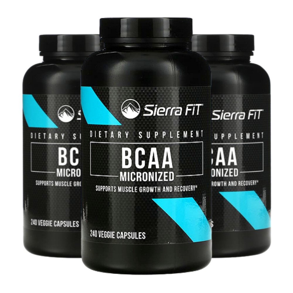 <b>시에라핏</b> 부스터 BCAA 아미노산 류신 아이소류신 <b>운동</b>후 보충제 240캡슐