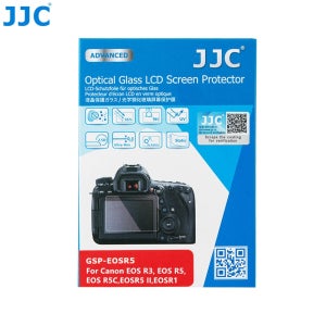 JJC 캐논 EOS R1 R5 M2 R3 R5C 카메라 9H 강화유리 액정보호필름 +보조액정
