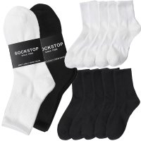 SOCKSTOP 싹스탑 여름 양말 여성 데일리 5족세트 면/장목/무지/골지 /코스트코