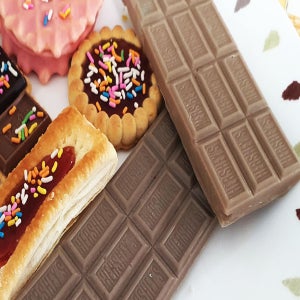 부드러운 초코렛 몰드 1구 직사각