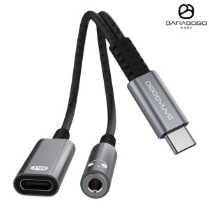 바라보고 C타입이어폰젠더 3.5mm젠더 Cto3.5 듀얼 A15